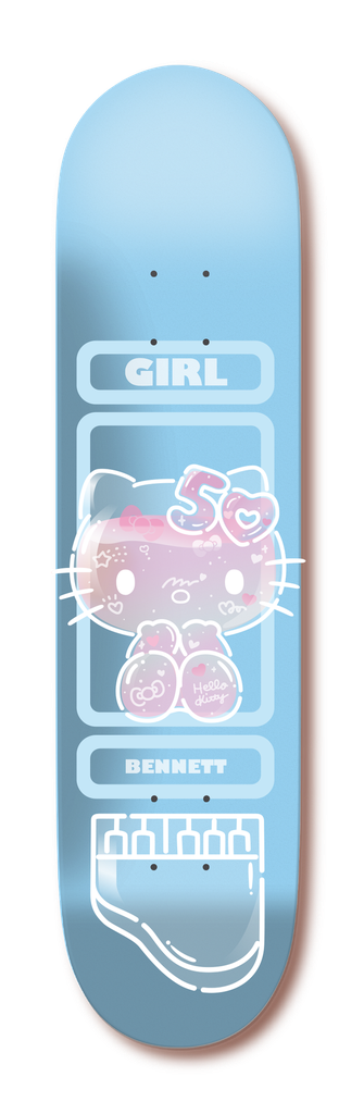 GIRL BENNETT HELLO KITTY 50TH TWIN TAIL DECK 8.0