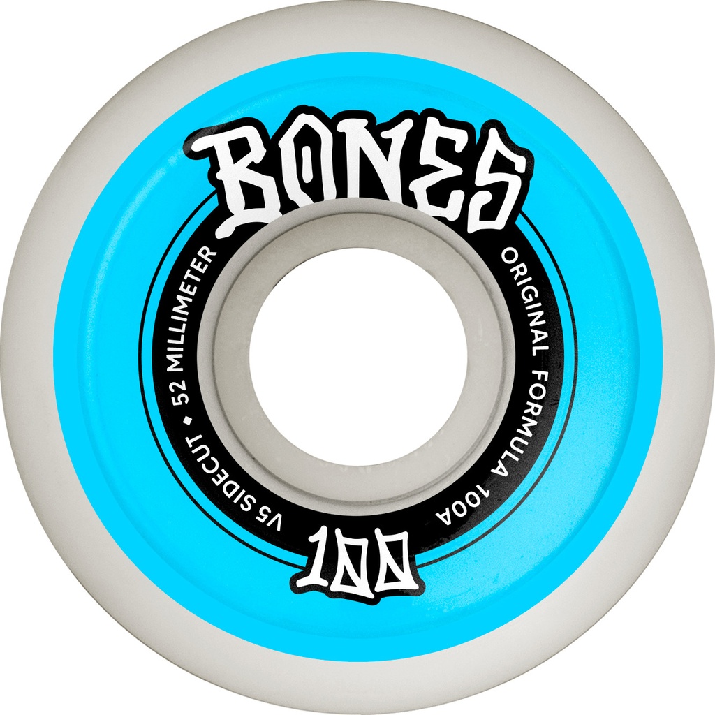 BONES 100S OG FORMULA SIDECUT V5 52MM 100A (Set of 4)