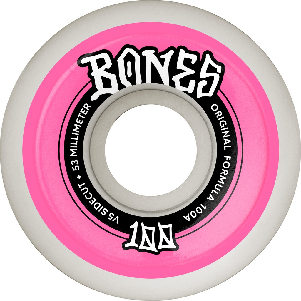 BONES 100S OG FORMULA SIDECUT V5 53MM 100A (Set of 4)