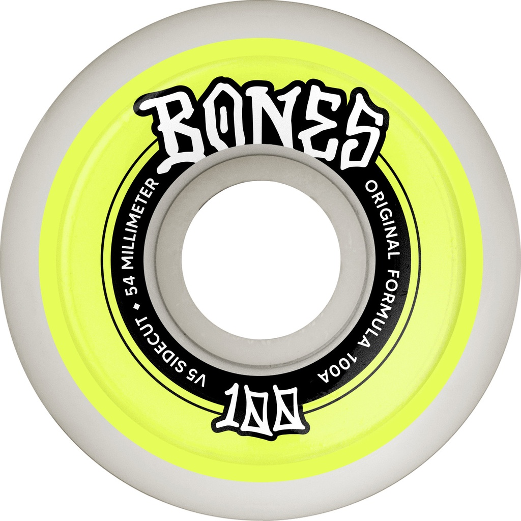 BONES 100S OG FORMULA SIDECUT V5 54MM 100A (Set of 4)