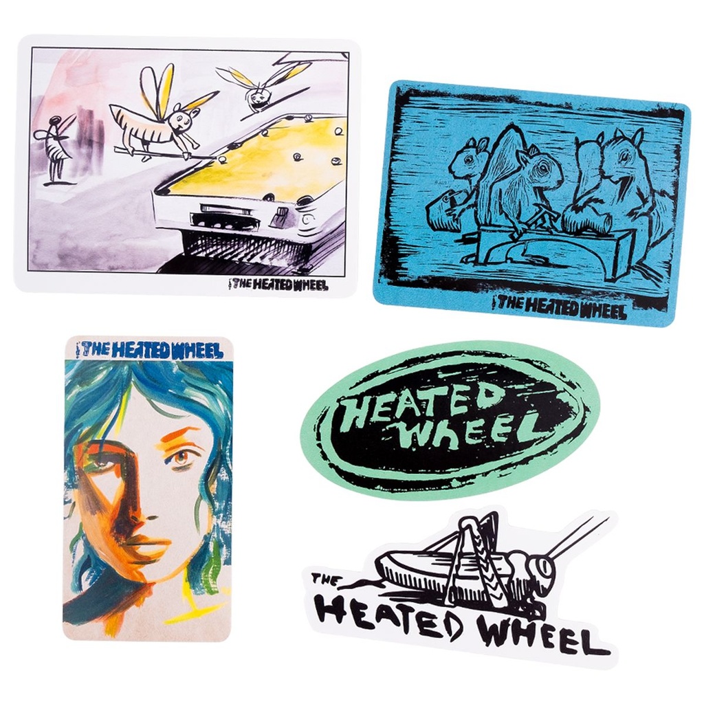 THE HEATED WHEEL STICKER PACK #4