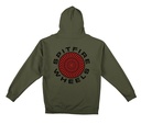 SPITFIRE CLASSIC 87 SWIRL FILL ARMY/BLACK/RED HD/ZIP M