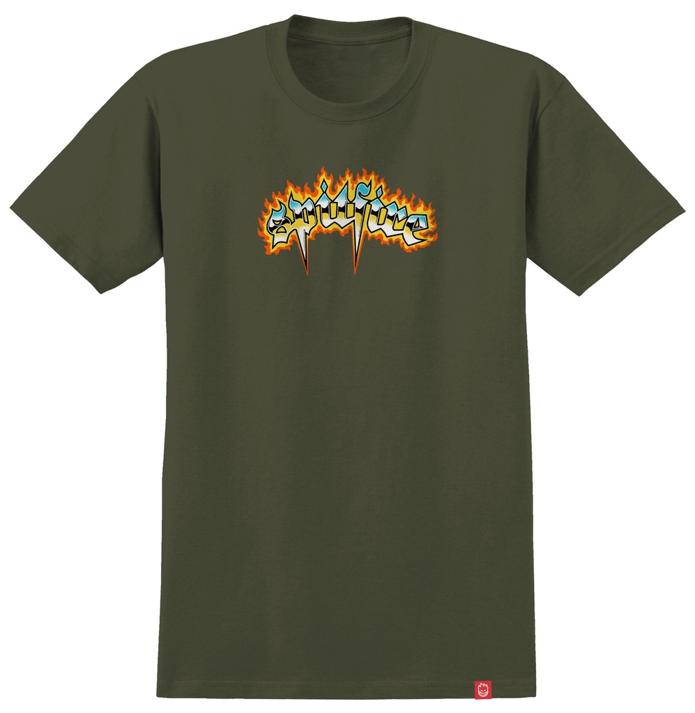 SPITFIRE CHROME VENOM MILITARY GREEN SS XL