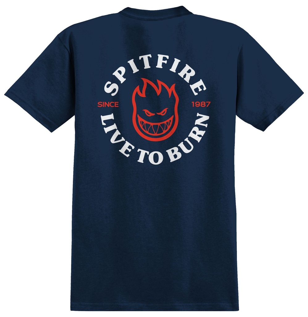 SPITFIRE LIVE TO BURN CLASSIC NAVY SS M