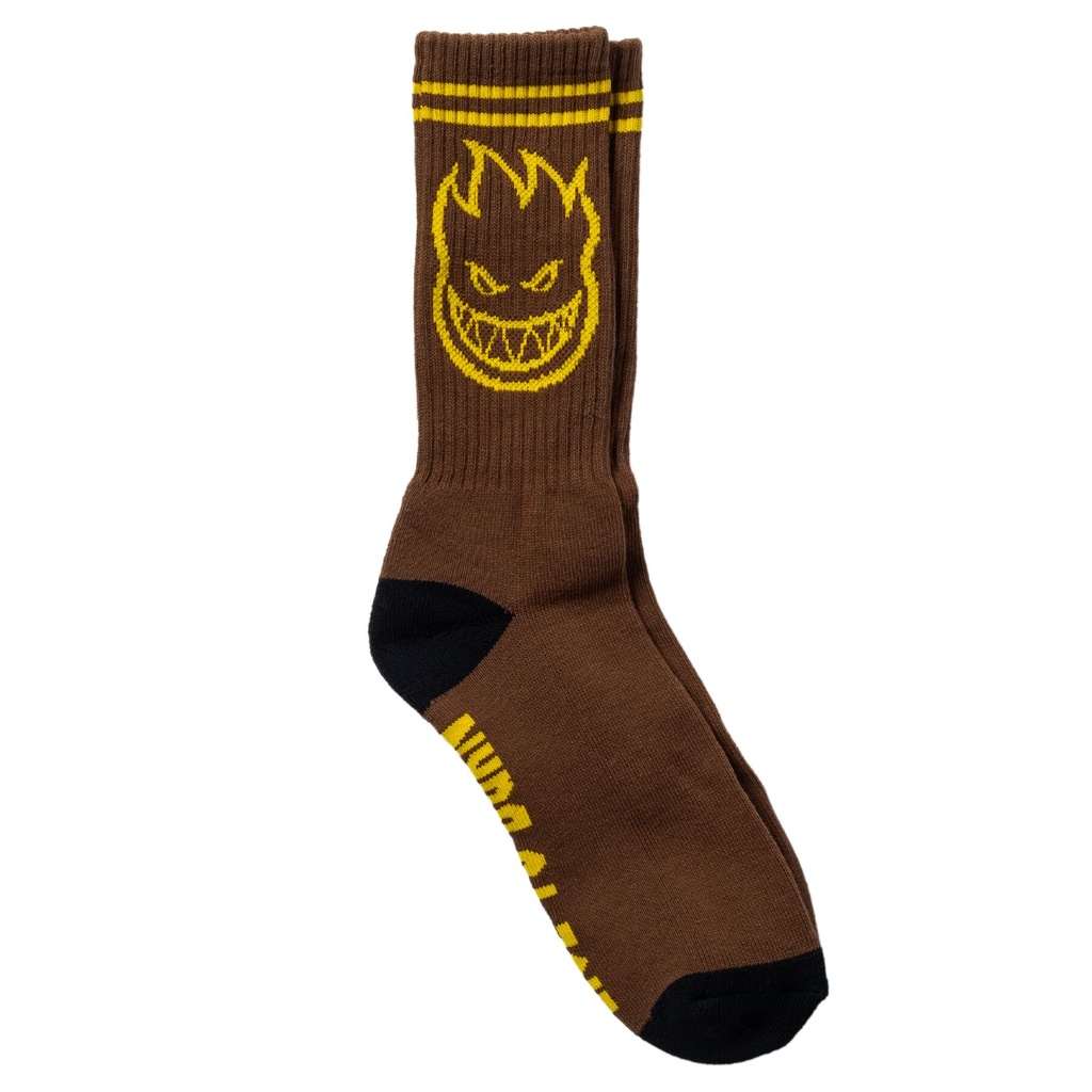 SPITFIRE BIGHEAD SOCKS BROWN/GOLD