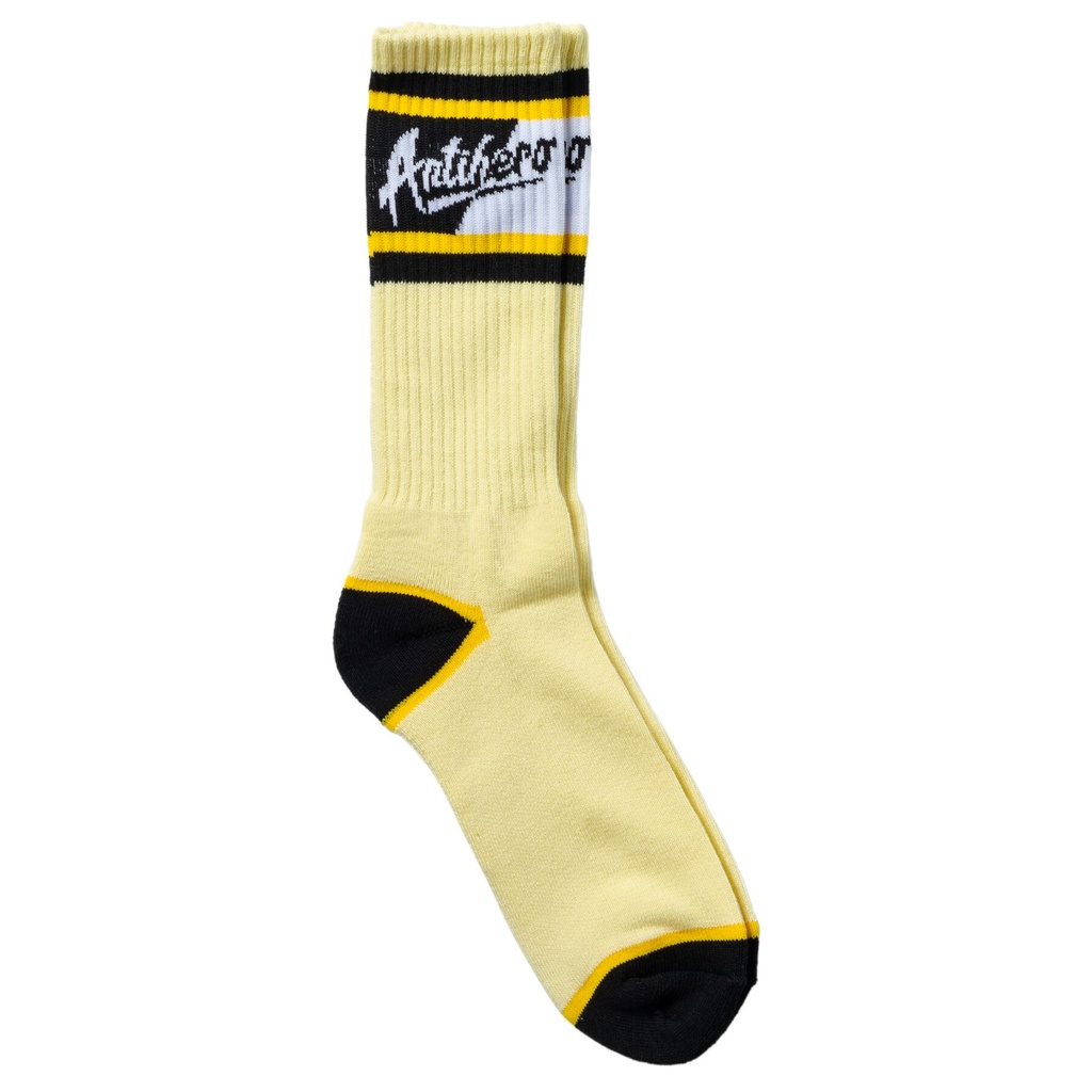 ANTI-HERO SCRATCH SOCKS CREAM/YELLOW