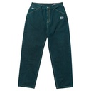 KROOKED EYES GREEN OVERDYE DENIM PANTS S