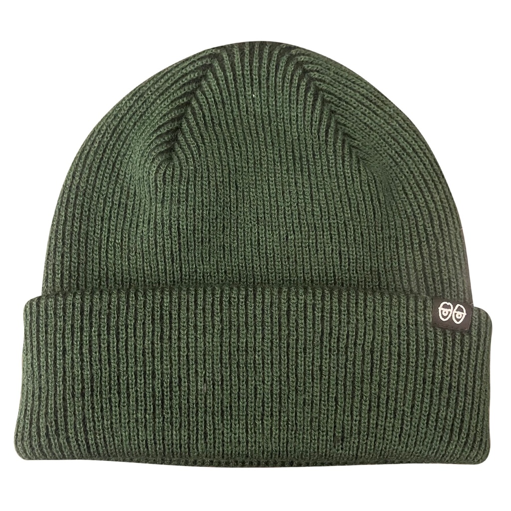 KROOKED EYES CLIP CUFF BEANIE GREEN/BLACK