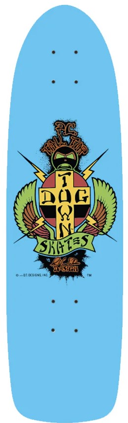 DOGTOWN PC TAIL TAP OG 70'S RIDER SHAPED DECK 8.37 X 30.57