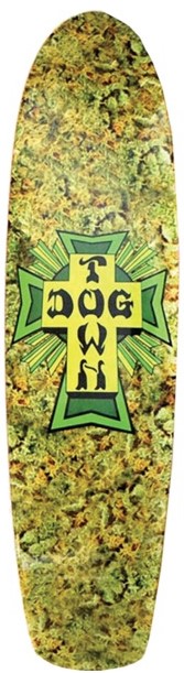 DOGTOWN 420 CROSS CRUISER SHAPED DECK 7.75 X 30.25