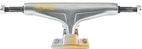 TENSOR TRUCK 5.25 ALUMINUM STENCIL MIRROR RAW/GOLD FADE