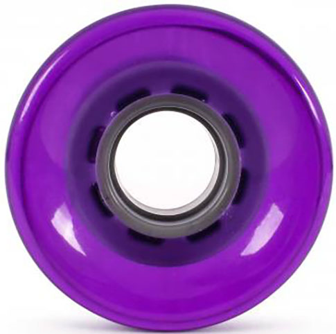 BLANK CRUISER CLEAR PURPLE 70MM 78A (Set of 4)