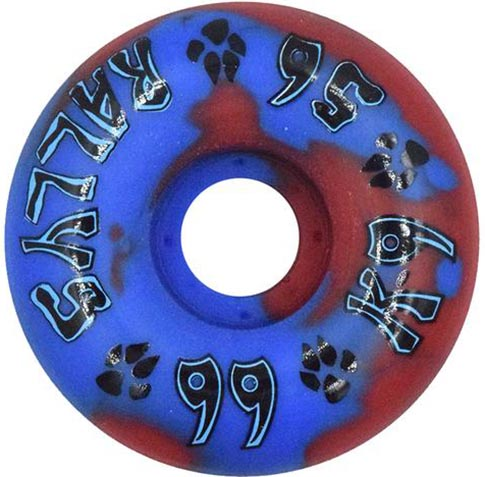 DOGTOWN K-9 RALLYS RED/BLUE 56MM 99A (Set of 4)