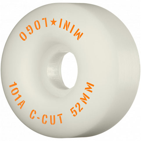 MINI LOGO C CUT WHITE 52MM 101A (Set of 4)