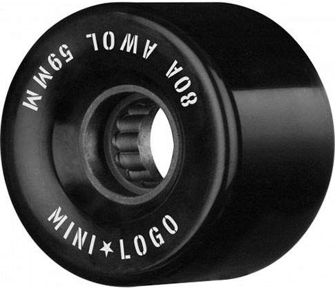 MINI LOGO A.W.O.L. BLACK 59MM 80A (Set of 4) 