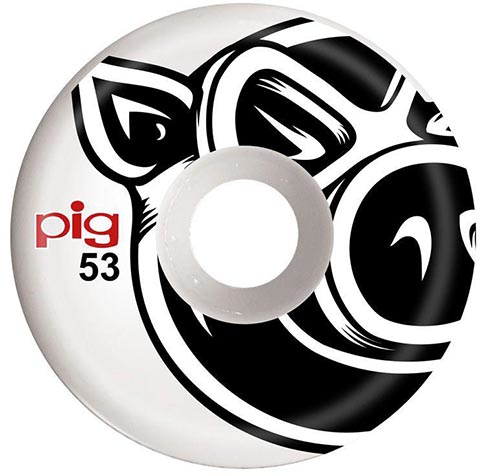 PIG HEAD C-LINE  NATURAL 53MM 101A (Set of 4)