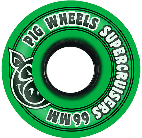 PIG SUPERCRUISER 66MM 85A  (Set of 4)