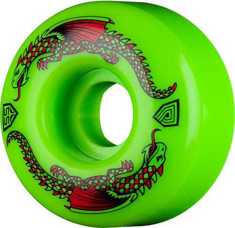 POWELL DRAGON FORMULA GREEN 55MM X 34MM 93A (Set of 4)