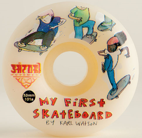 SATORI MY FIRST SKATEBOARD CONICAL 53MM 101A (Set of 4)