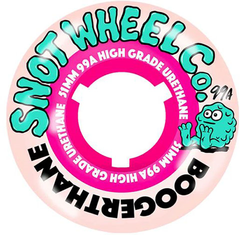 SNOT BOOGERTHANE WHITE/PINK CORE 51MM 99A (Set of 4)