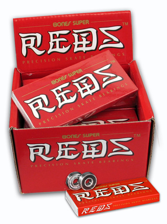 BONES SUPER REDS BEARINGS 10/PK