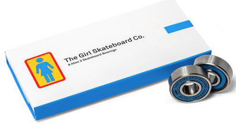 GIRL ABEC 3 BLUE BEARINGS SINGLE SET