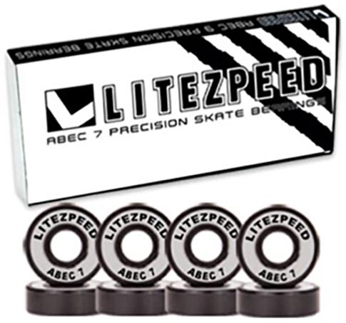 LITEZPEED ABEC 7 SINGLE SET WHITE