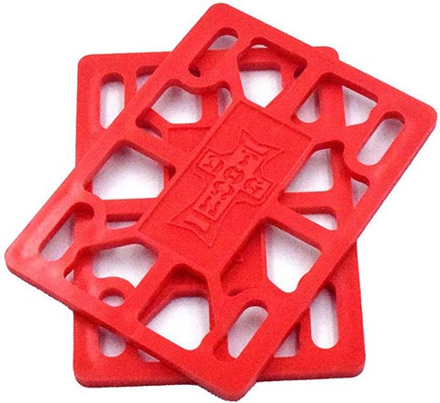 DOGTOWN RISERS 1/4" RED