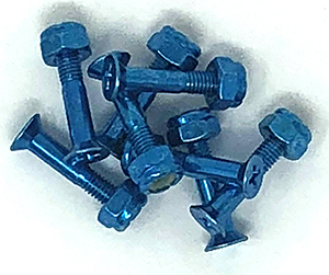 BULK 1" HARDWARE 8-PACK ANODIZED BLUE