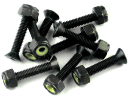 BULK 7/8" HARDWARE 8-PACK BLACK