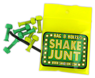 SHAKE JUNT BAG-O-BOLTS ALL GREEN/YELLOW HARDWARE ALLEN 7/8"