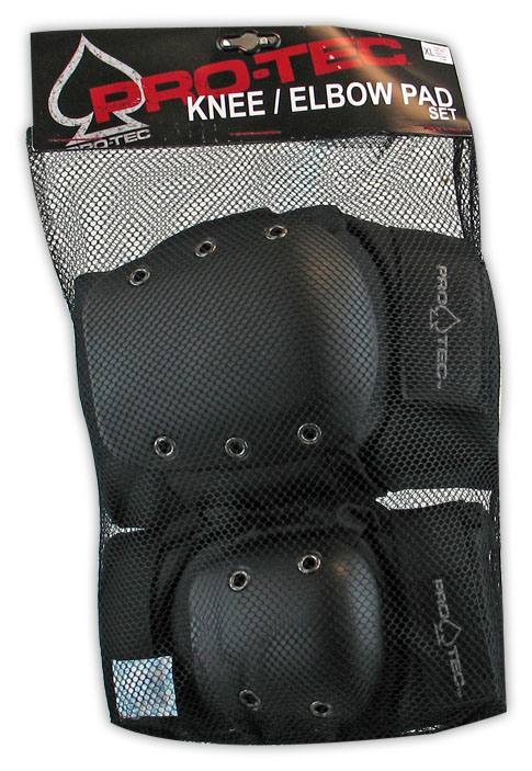 PRO TEC STREET KNEE/ELBOW PAD SET BLACK M