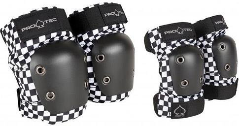 PRO TEC STREET KNEE/ELBOW PAD SET CHECKER M