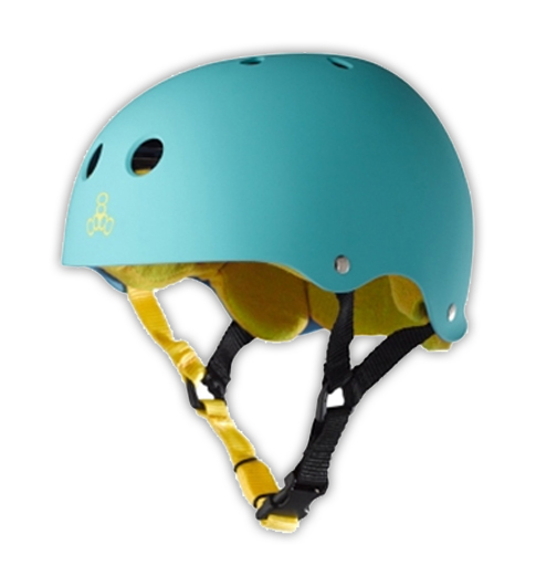 TRIPLE 8 HELMET SWEATSAVER BAJA TEAL MATTE S