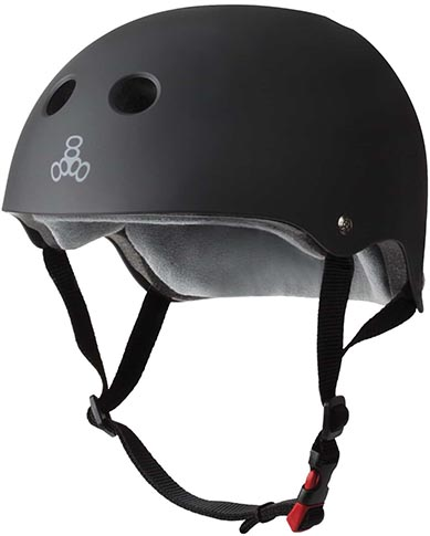 TRIPLE 8 HELMET CERTIFIED SWEATSAVER BLACK MATTE S/M