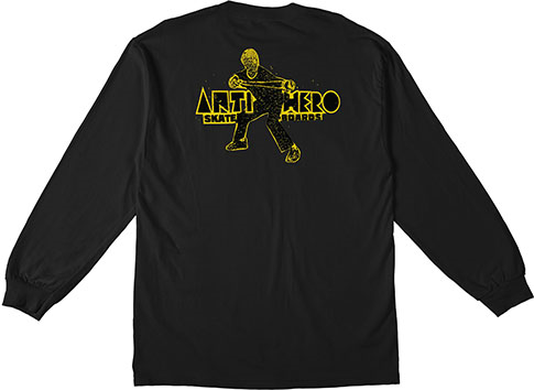 ANTI-HERO SLINGSHOT BLACK/YELLOW POCKET LS M