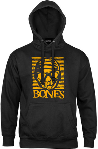 BONES BLACK & GOLD BLACK HD/SWT S