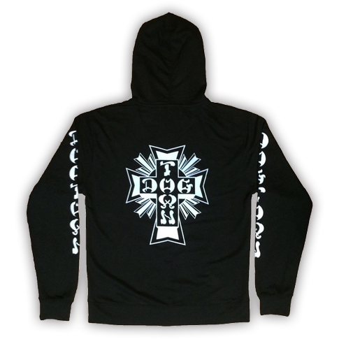 DOGTOWN CROSS LOGO BLACK HZ/SWT L