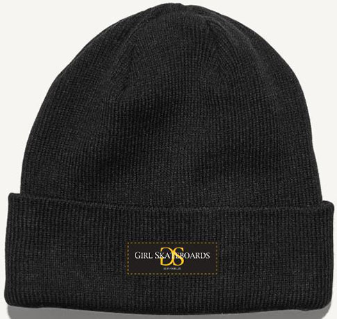 GIRL GSLA PATCH BEANIE BLACK