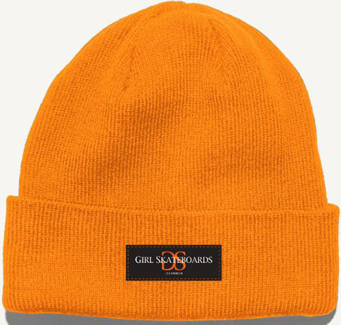 GIRL GSLA PATCH BEANIE ORANGE