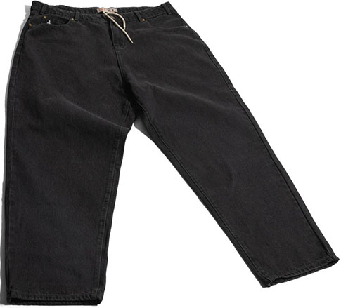 GIRL JEANS WASHED BLACK 28