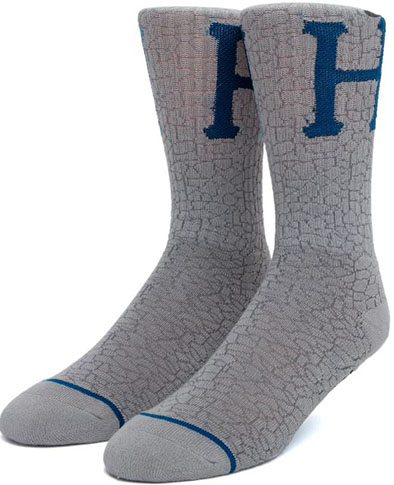 HUF QUAKE CLASSIC H SOCKS GREY