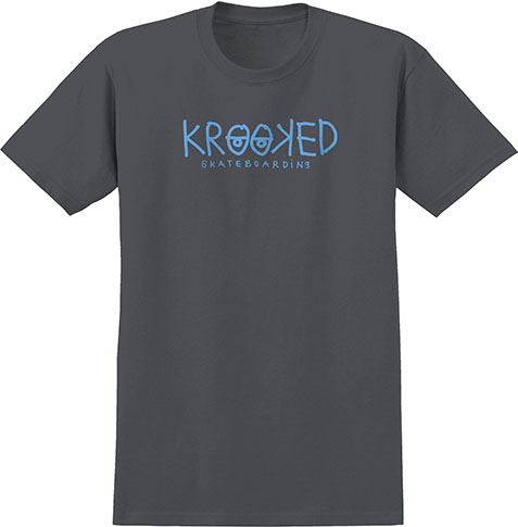 KROOKED KROOKED EYES CHARCOAL/BLUE SS M