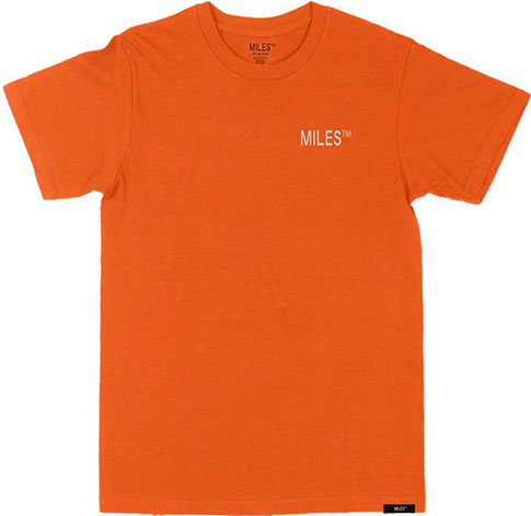 MILES LOGO HIT SAFETY ORANGE SS M