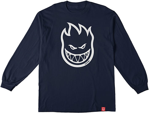 SPITFIRE BIGHEAD NAVY/WHITE LS S