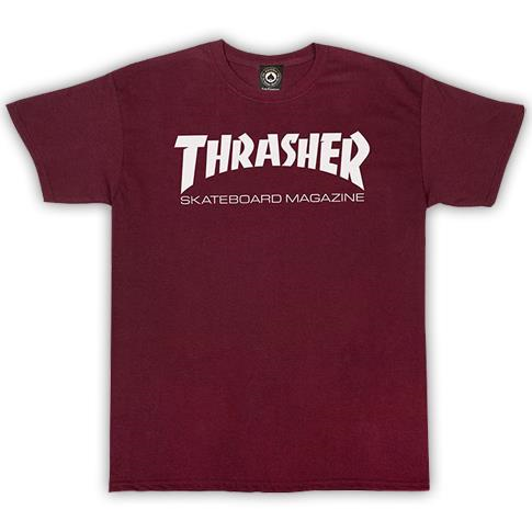 THRASHER SKATE MAG MAROON SS S