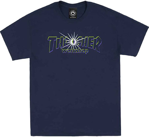 THRASHER X AWS NOVA NAVY SS S