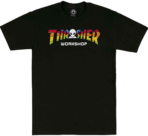 THRASHER X AWS SPECTRUM BLACK SS S