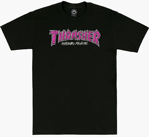 THRASHER BRICK BLACK SS S