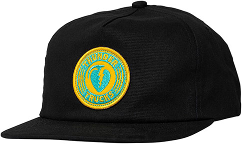 THUNDER CHARGED GRENADE SNAPBACK HAT BLACK